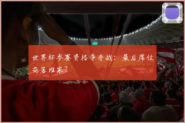 世界杯参赛资格争夺战:最后席位花落谁家?