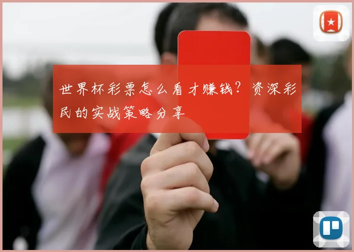 世界杯彩票怎么看才赚钱?资深彩民的实战策略分享